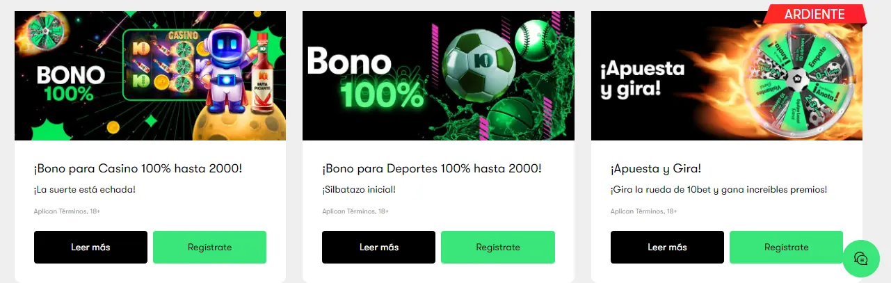Compara las bonificaciones de los casinos Bonos de casinos