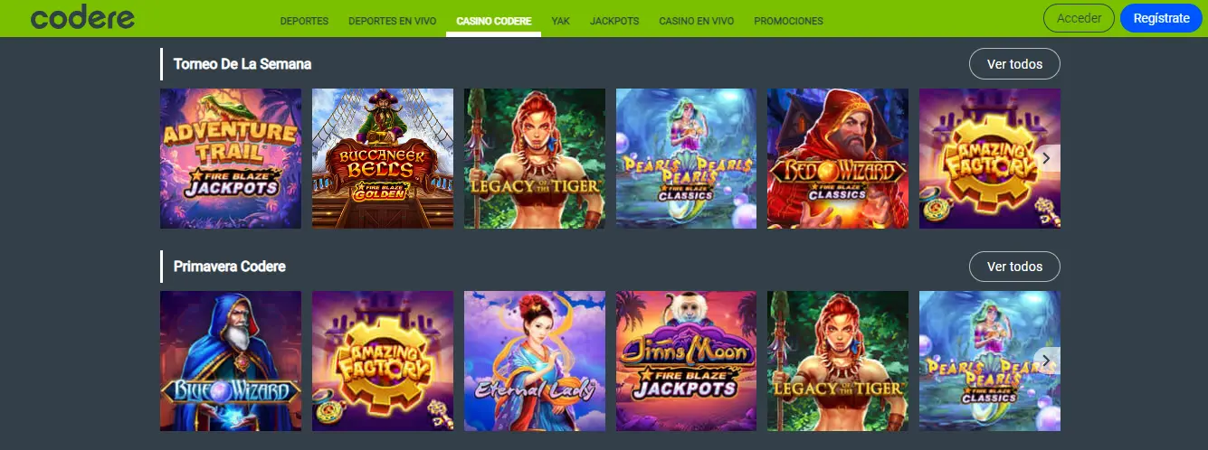 El casino Codere online en México Codere casino