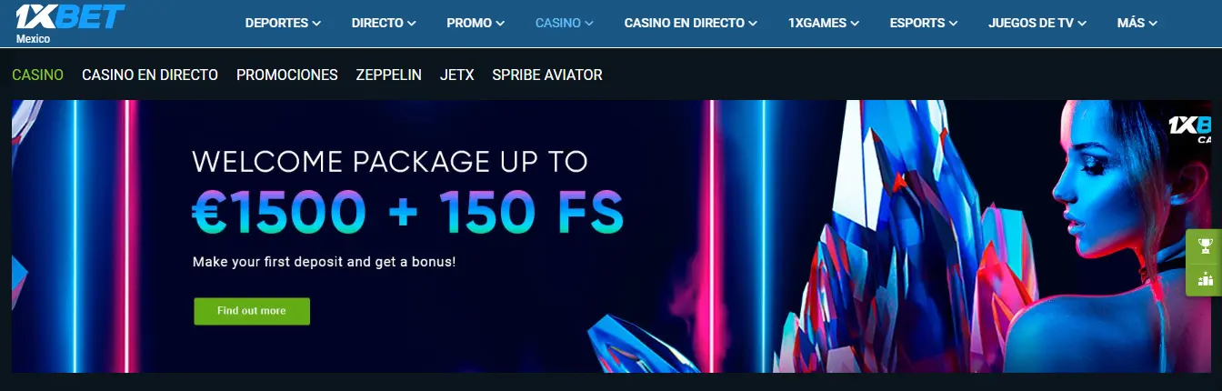 El casino 1xbet online en México 1xbet casino