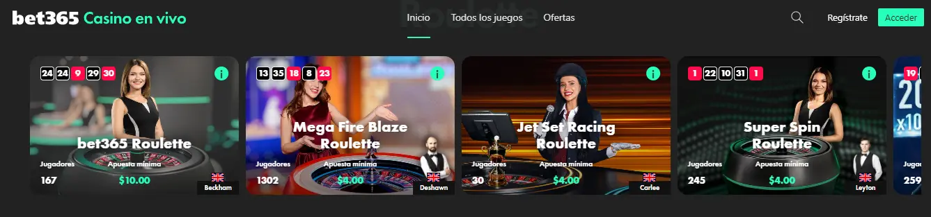 El casino Bet365 online en México Bet365 casino